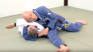 judo style kata gatame head and arm choke