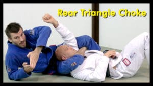 The rear triangle choke - ura sankaku - for bjj, no gi grappling and mma